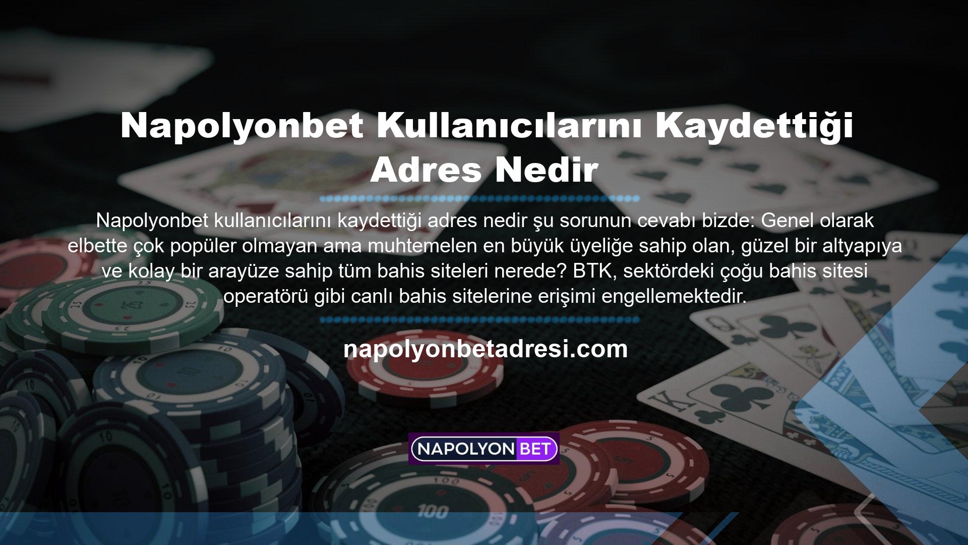 Napolyonbet web sitesinin kapatılmasının ardından yöneticiler, Türk casino pazarındaki kalıcı varlığını sürdürmek amacıyla yeni bir adres açacak