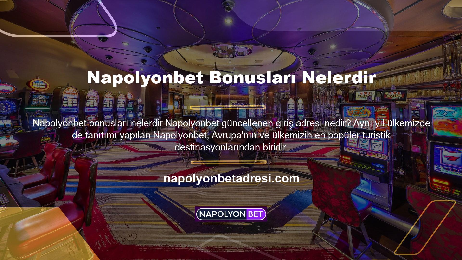 Son zamanlarda casino tutkunlarının rulet gibi casino oyunlarına olan ilgisinin artmasından kaynaklanan bu benzersiz durum, Napolyonbet tüm bahis tutkunlarının tercih ettiği giriş adresi ve tercihi haline getirmiştir